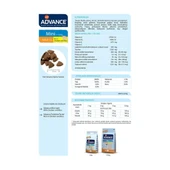 Advance Mini Küçük Irk Tavuklu Köpek Maması 3 Kg thumbnail 3