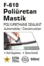FIXED POLİÜRETAN MASTİK SİYAH 600 ML - 2