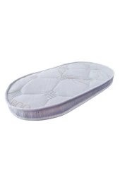 Anne Yanı Oval 40x80x10 Cm Bambu Beşik Yatağı - 1