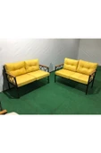 adımshops 2+2Balkon-bahçe-kafe-çay Seti-koltuk Takımı-oturma Grubu-ofis Koltuğu 2+2 - 1