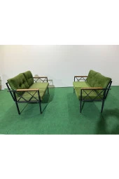 adımshops 2+2Balkon-bahçe-kafe-çay Seti-koltuk Takımı-oturma Grubu-ofis Koltuğu 2+2 - 1