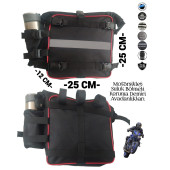SEVBAGS MOTORSİKLET SULUKLU KORUMA DEMİRİ AVADANLIK ÇANTALARI - 4