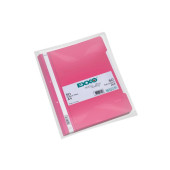 Exxo Telli Dosya Plastik A4 Pembe TT145 (50 Li Paket) - 1