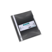 Exxo Telli Dosya Plastik A4 Siyah Telli Dosya (50 Li Paket) - 1