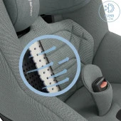 Maxi-Cosi Mica 360 Pro I-Size SlideTech Kızaklı İsofix'li Dönebilir Yatabilir 0-18 Kg Bebek Oto Koltuğu Authentic Grey - 8
