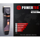 Powertec TR-3200 Kablosuz, Şarjlı Profesyonel Saç, Sakal, Ense, Vücut (Kesme-Düzeltme) Tıraş Makinası - 1