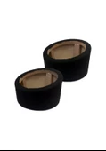 Boş Kabin 20CM Yükseltme Siyah Mdf 2 Adet - 1