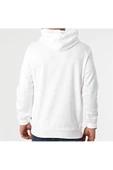 Puma Ess Big Logo Hoodie - Erkek Beyaz Kapüşonlu Sweatshirt - 586688 02 - 4