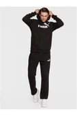 Puma Ess Big Logo Hoodie - Erkek Siyah Kapüşonlu Sweatshirt - 586688 01 - 1