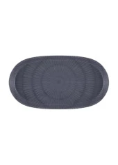 The Mia Noon Oval Servis 2li Gri 29 cm thumbnail 1