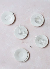 The Mia Noon Çay Tabağı 6lı Set Krem 13 cm - 3