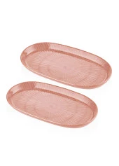 The Mia Noon Oval Servis 2li Somon 29 cm thumbnail 3