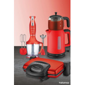 GOLDMASTER Yakamoz Elektrikli Mutfak Çeyiz Seti 3 Lü Evlilik Paketi Kırmızı - 1