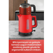 GOLDMASTER Yakamoz Elektrikli Mutfak Çeyiz Seti 3 Lü Evlilik Paketi Kırmızı - 3