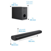 GOLDMASTER Sw-910 Kablolu Soundbar Woofer Bluetooth Hdmı Ses Sistemi - 2