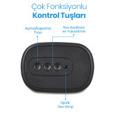 GOLDMASTER Sw-910 Kablolu Soundbar Woofer Bluetooth Hdmı Ses Sistemi - 4