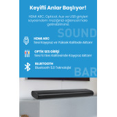 GOLDMASTER Sw-910 Kablolu Soundbar Woofer Bluetooth Hdmı Ses Sistemi - 5