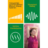 medisana Alman Tasarım Boy Ayarlamalı Isıtmalı Titreşimli Shiatsu Masaj Minderi Med88939 thumbnail 3