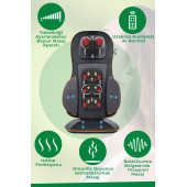 medisana Alman Tasarım Boy Ayarlamalı Isıtmalı Titreşimli Shiatsu Masaj Minderi Med88939 thumbnail 5