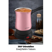GOLDMASTER Gm-7315p Hünkar Pembe Türk Kahvesi Makinesi Elektrikli Cezve - 3