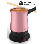 GOLDMASTER Gm-7315p Hünkar Pembe Türk Kahvesi Makinesi Elektrikli Cezve - 4
