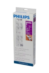 Philips 2 Metre 8'li 900 Jul Akım Korumalı Priz Spn3080b - 1