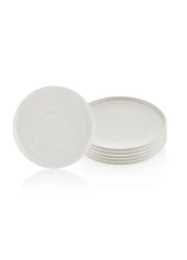 The Mia Noon Pasta Tabağı 6lı Set Krem 19 cm thumbnail 3