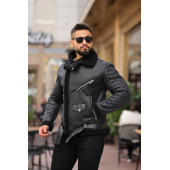 KÜRK LAMİNELİ KRUVAZE DERİ MONT - 3