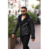 KÜRK LAMİNELİ KRUVAZE DERİ MONT - 4