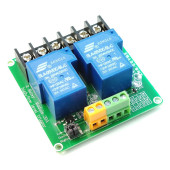 5V 2 Kanal 220V 30A Röle Modül Yüksek Akım Güç Kontrol Anahtarı Opto İzolasyon Düşük/Yüksek Tetik - 6