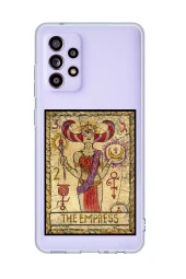 Galaxy A13 Uyumlu The Empress Desenli Premium Şeffaf Silikonlu Telefon Kılıfı - 1