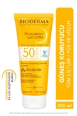BIODERMA Photoderm Lait Ultra SPF50+ Tüm Ciltler için Yüksek Koruma Süt Formda Yüz, Vücut Güneş Kremi 200 ml 3701129803639 - 1