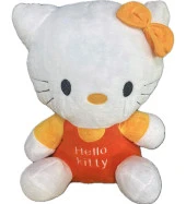 SEvimli Oturan Peluş Hello Kitty - 80 cm, Uyku ve Oyun Arkadaşı thumbnail 1