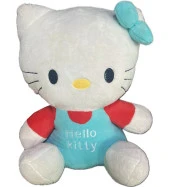 SEvimli Oturan Peluş Hello Kitty - 80 cm, Uyku ve Oyun Arkadaşı thumbnail 2