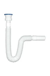 Uzun Körüklü Lavabo Sifonu Lavabo Evye Gider Borusu 1.30 Metre - 1