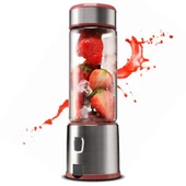 6 Bıçaklı Taşınabilir ve Şarj Edilebilir Meyve Sıkacağı ve Blender - 1