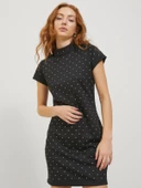 JJXX Bayan Boyunlu Siyah Renk Parti Elbisesi 12246645 thumbnail 1