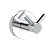 Vidalı Banyo Lavabo Wc Askısı Çatal 2'li Askılık Krom Renk Metal Sağlam Aparat Bornoz Havlu Asma Askı thumbnail 5