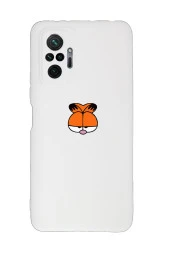 Xiaomi Redmi Note 10 Pro Uyumlu Garfield Desenli Premium Silikonlu Lansman Telefon Kılıfı - 2