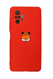 Xiaomi Redmi Note 10 Pro Uyumlu Garfield Desenli Premium Silikonlu Lansman Telefon Kılıfı - 3