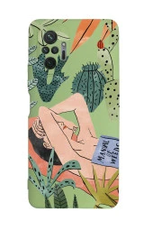 Xiaomi Redmi Note 10 Pro Max Uyumlu Manual of Weeds Desenli Premium Silikonlu Lansman Telefon Kılıfı thumbnail 1