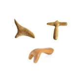 Madero Terapi Ahşap Graston Masaj Aparatı 3 lü Set thumbnail 1