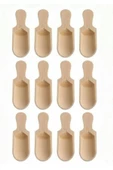 12 Adet Mini Kürek Baharat Kaşığı - 1