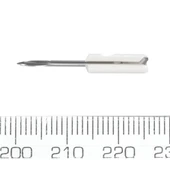 Plastik Beyaz Dipli Kesici Bıçaklı FİNE Kılçık Iğnesi (1 Kutu Içinde 5 Adet Iğne)-(MADE İN SWİTZERLAND) thumbnail 3