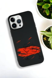 iPhone 15 Pro Max Uyumlu Spilled Wine Desenli Premium Silikonlu Lansman Telefon Kılıfı - 2