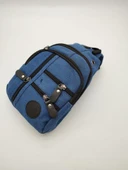 Küçük Boy Sade Model Erkek El ve Göğüs Çantası Mavi Renk thumbnail 8