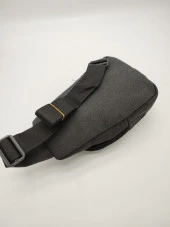 Küçük Boy Sade Model Erkek El ve Göğüs Çantası Siyah Renk thumbnail 3