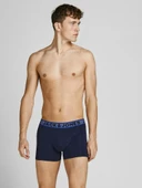 Jack Jones Ian Solıd 3 Lü Paket Erkek Boxer 12198233 thumbnail 5