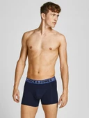 Jack Jones Ian Solıd 3 Lü Paket Erkek Boxer 12198233 thumbnail 3