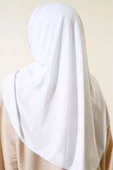 Klasik Penye Şal Beyaz - 3